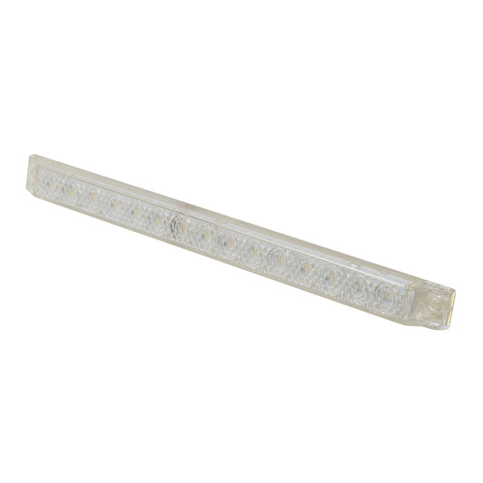 Scandvik 8 LED Light Strip White wGasket 12V 41644P