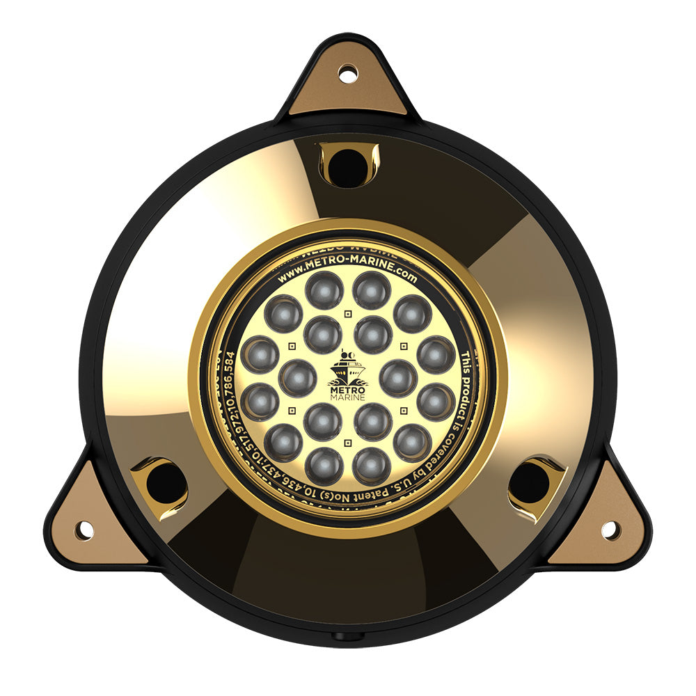 Metro Marine HighOutput Surface Mount Underwater Light wIntelligent Monochromatic LEDs Aqua 45 Beam FSMR1A345