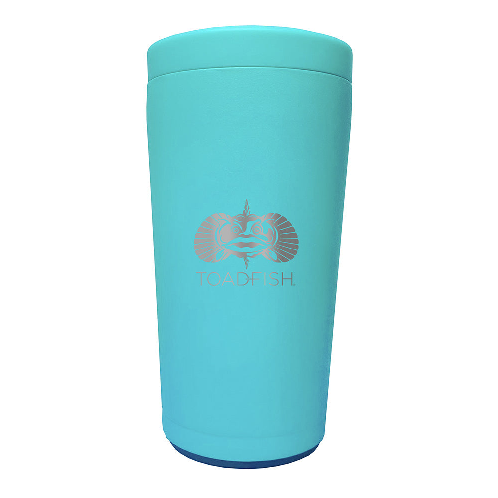 Toadfish NonTipping Can Cooler 20 Universal Design Teal 5004
