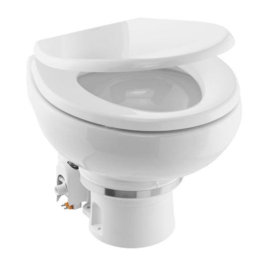Dometic MasterFlush MF 7120 White Electric Macerating Toilet wOrbit Base Slow Close Seat Freshwater 12V 9610007270
