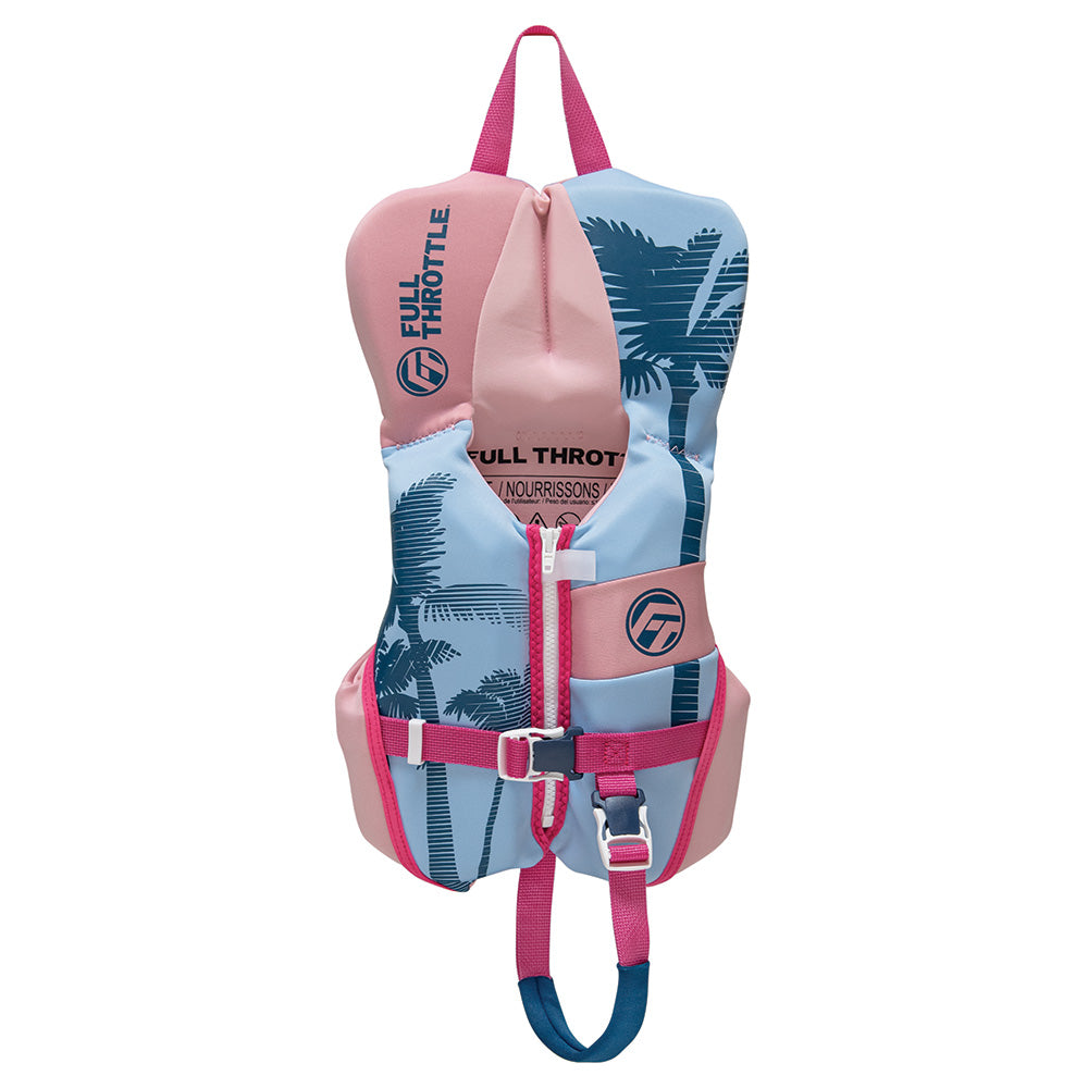 Full Throttle Infant RapidDry FlexBack Life Jacket Pink 14220010500025