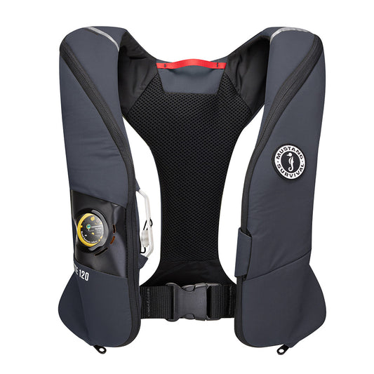 Mustang Elite 120 Coastal Inflatable PFD Admiral Grey MD51701910