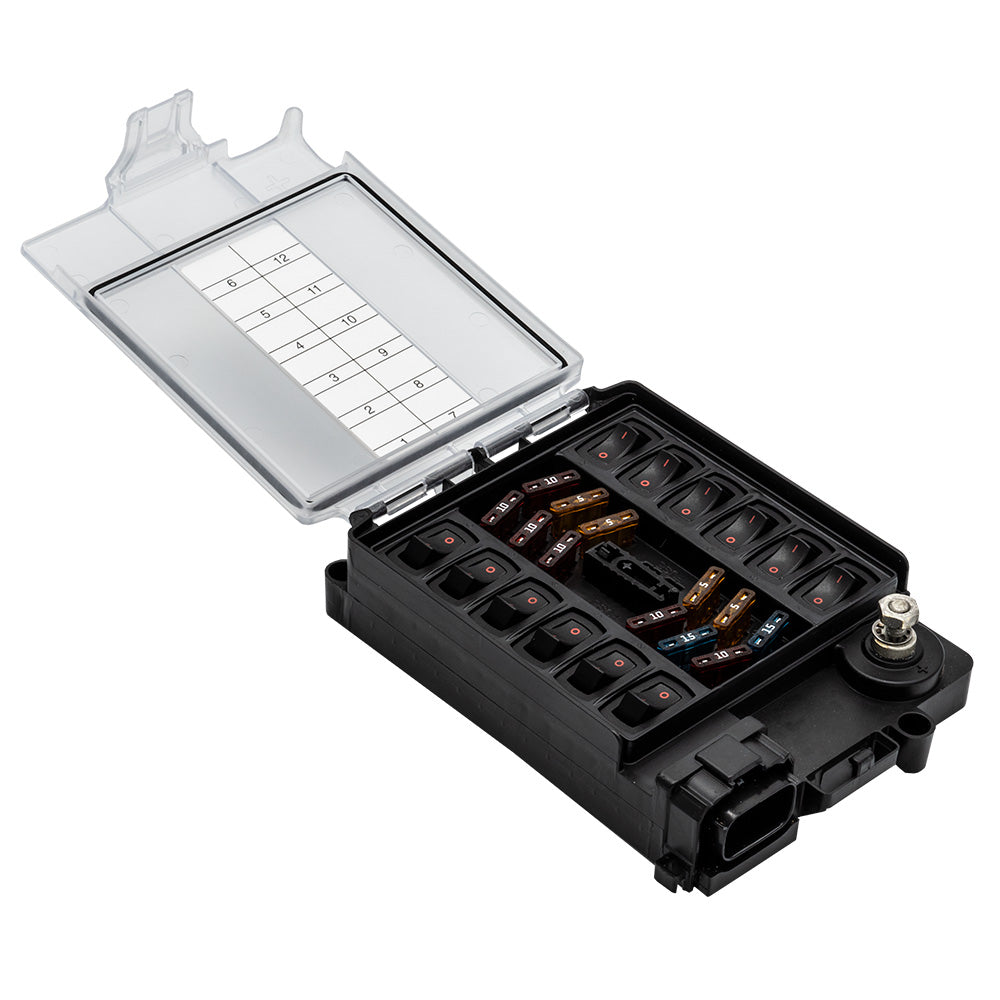 Maretron 12 Circuit Bypass Module NMEA 2K wo Fuse Pack Jumper Wire CBMD12