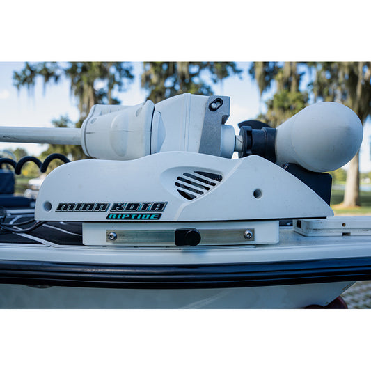 Secure Outdoors Elite Lock Single Minn Kota QRB Silver SOELSMKSV