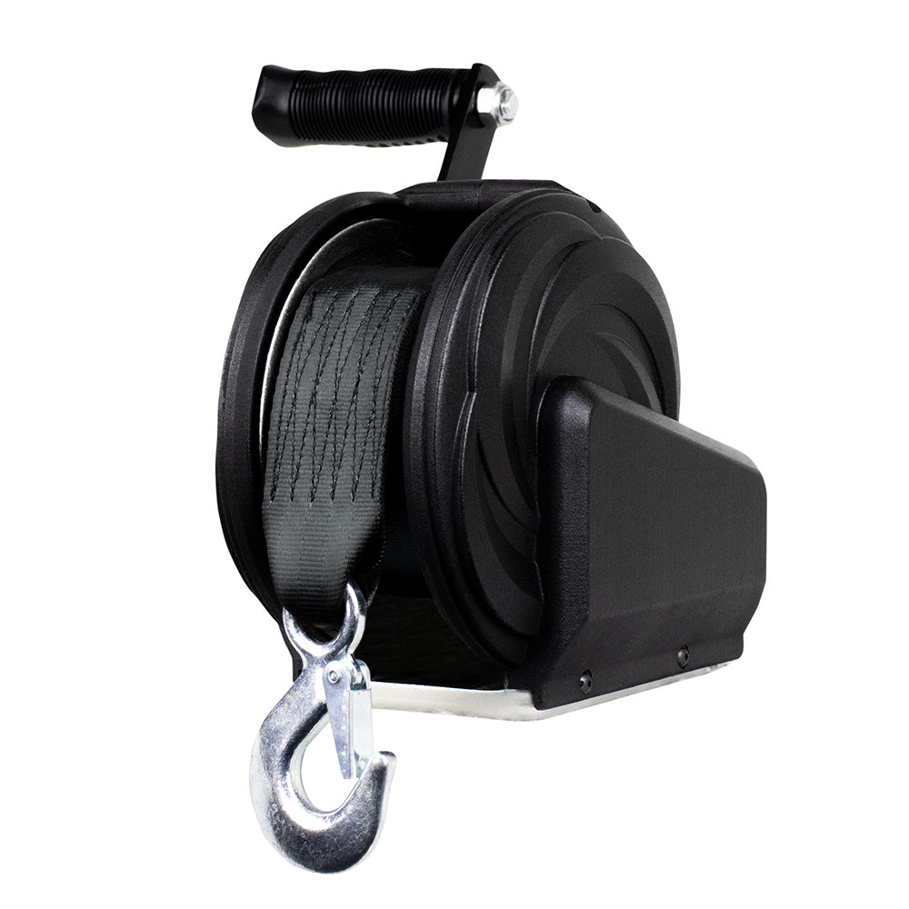 Powerwinch Select Series Winch 1000lb 8 Crank Arm Carbon Black 21400W10008BR