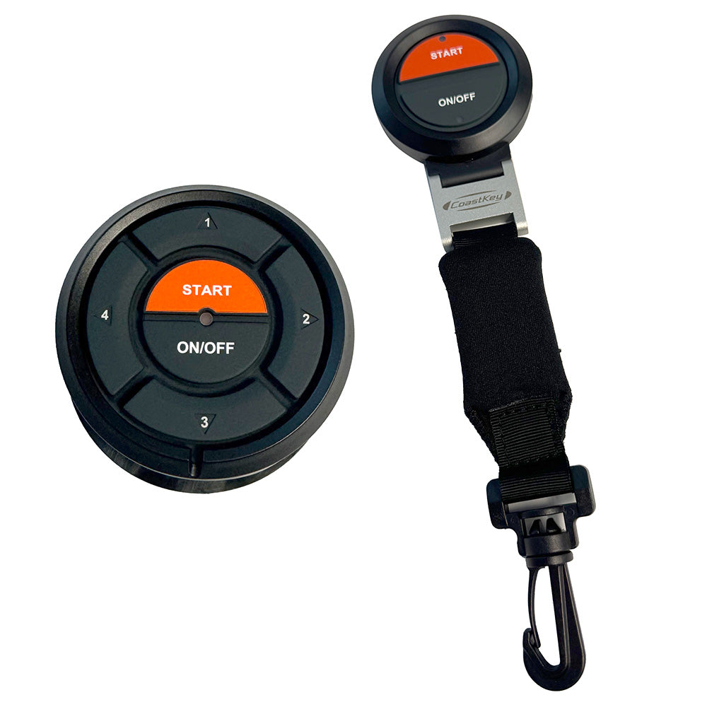 CoastKey Standard Twin Mercury Engine Keyless Ignition wKeyless StopStart Remote StopStart Ecos C0211