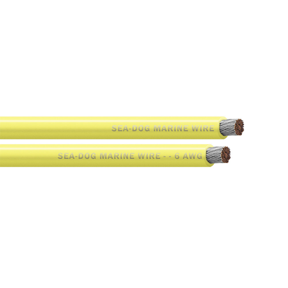 SeaDog 6 AWG Yellow Battery Cable 100 8006032
