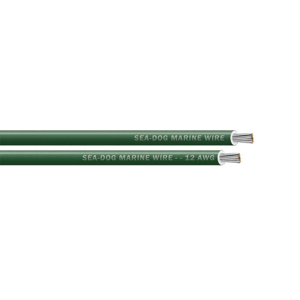 SeaDog 12 AWG Green Primary Wire 100 8012042