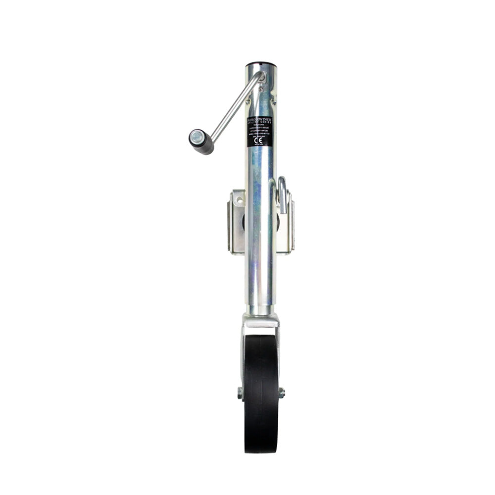 Powerwinch Utility Series Jack 1500lb WeldOn Single Wheel Zinc 21500J1500W1ZR