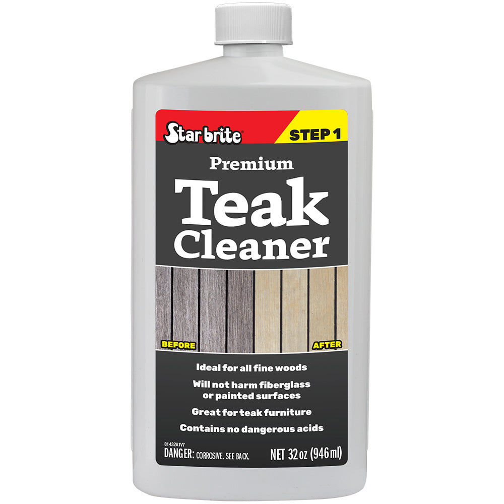 Star Brite Premium Teak Cleaner Step 1 32 oz 81432