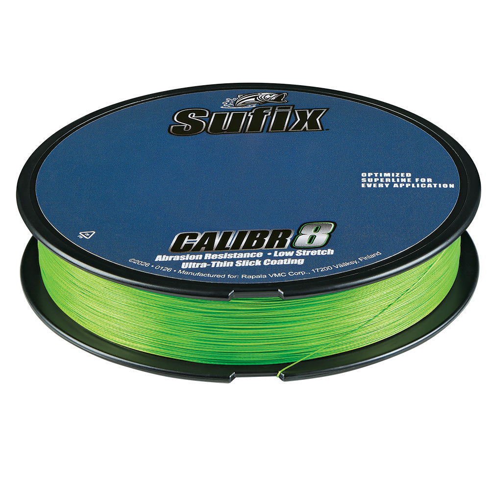 Sufix Calibr8 Braid 150yds 10lb Neon Lime 694010L