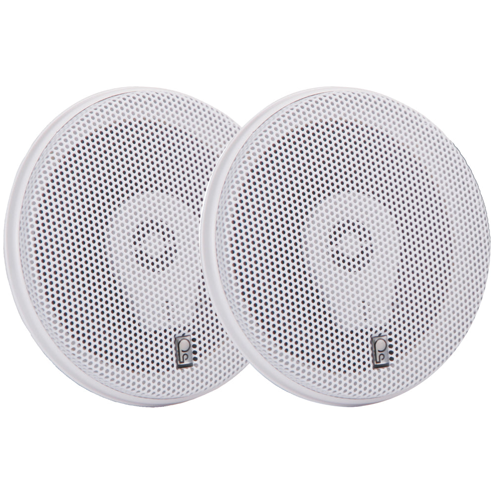 PolyPlanar MA8505W 5 200 Watt Titanium Series Speakers White MA8505W