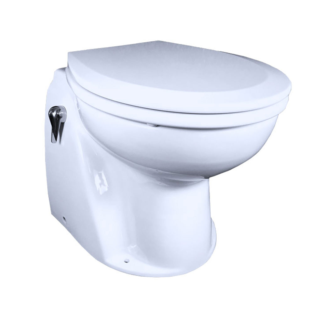 Raritan Atlantes Freedom wVortexVac Household Style White Remote Intake Pump Smart Toilet Control 12v AVHWR01203