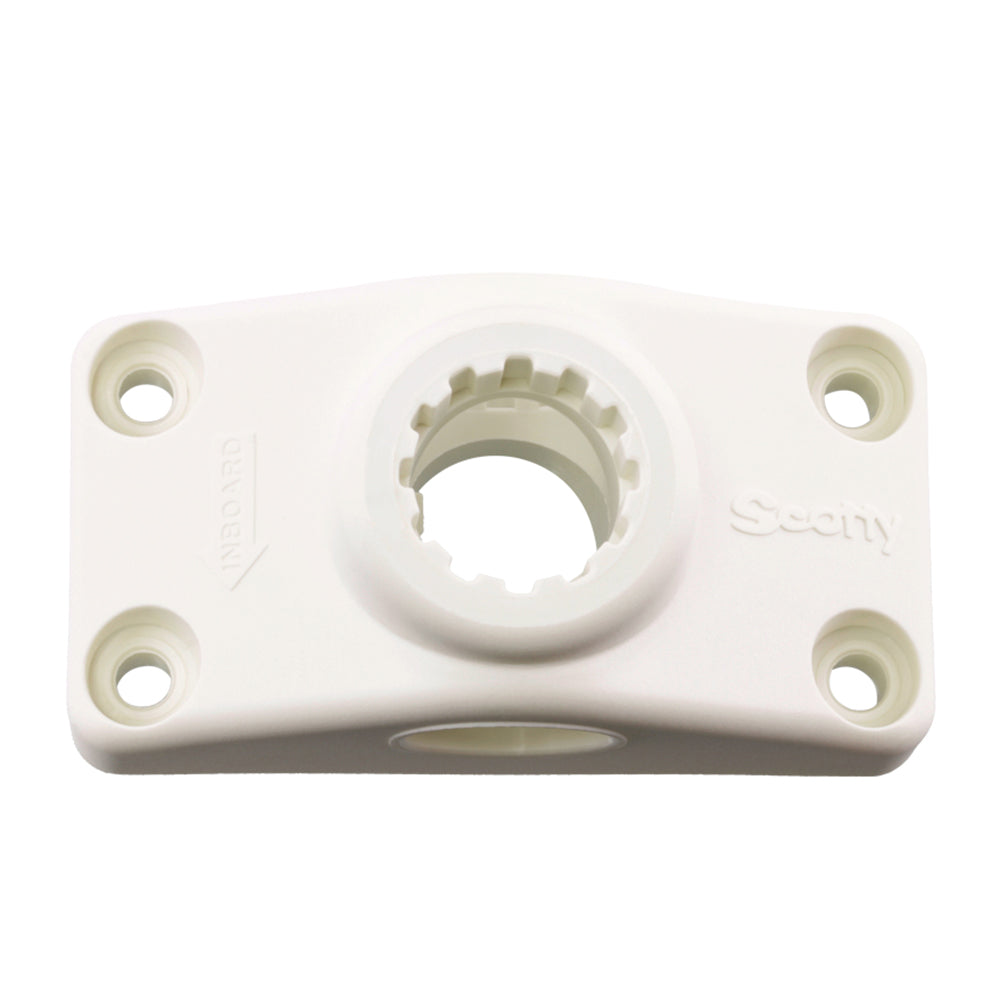 Scotty Combination Side Deck Mount White 241WH