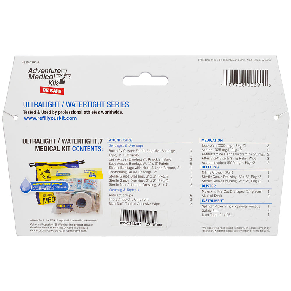 Adventure Medical Ultralight Watertight 7 First Aid Kit 01250291
