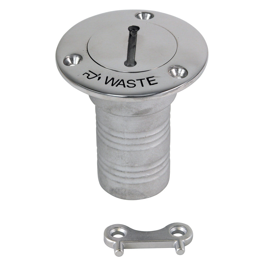 Whitecap Hose Deck Fill 112 Hose Waste 6126C