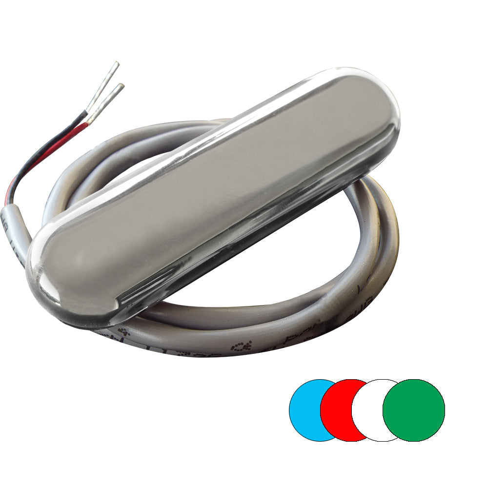 ShadowCaster Courtesy Light w2 Lead Wire 316 SS Cover RGB MultiColor 4Pack SCMCLRGBSS4PACK
