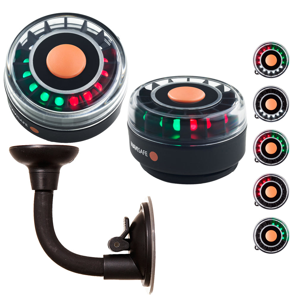 Navisafe Portable Navilight 2NM TriColor wBendable Suction Cup Mount 305KIT2