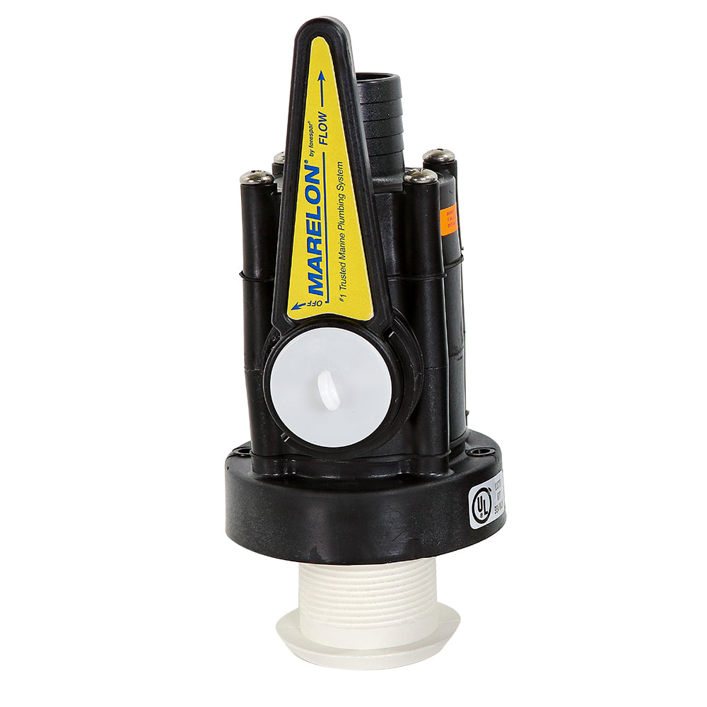 Forespar Marelon FullFlow Seacock 112 Mushroom ThroughHull 904046ABYC