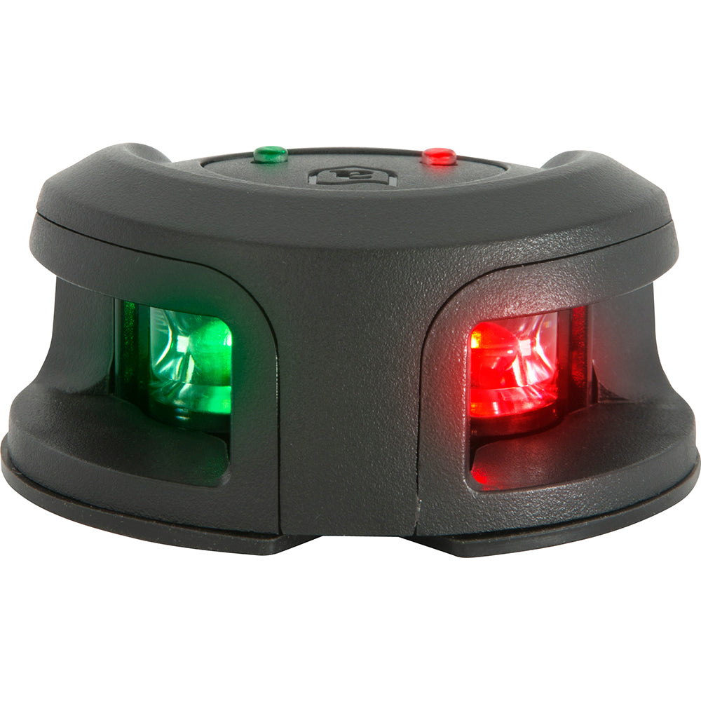 Attwood LightArmor Bow Mount Navigation Light Composite Black BiColor 2NM NV2002PB7
