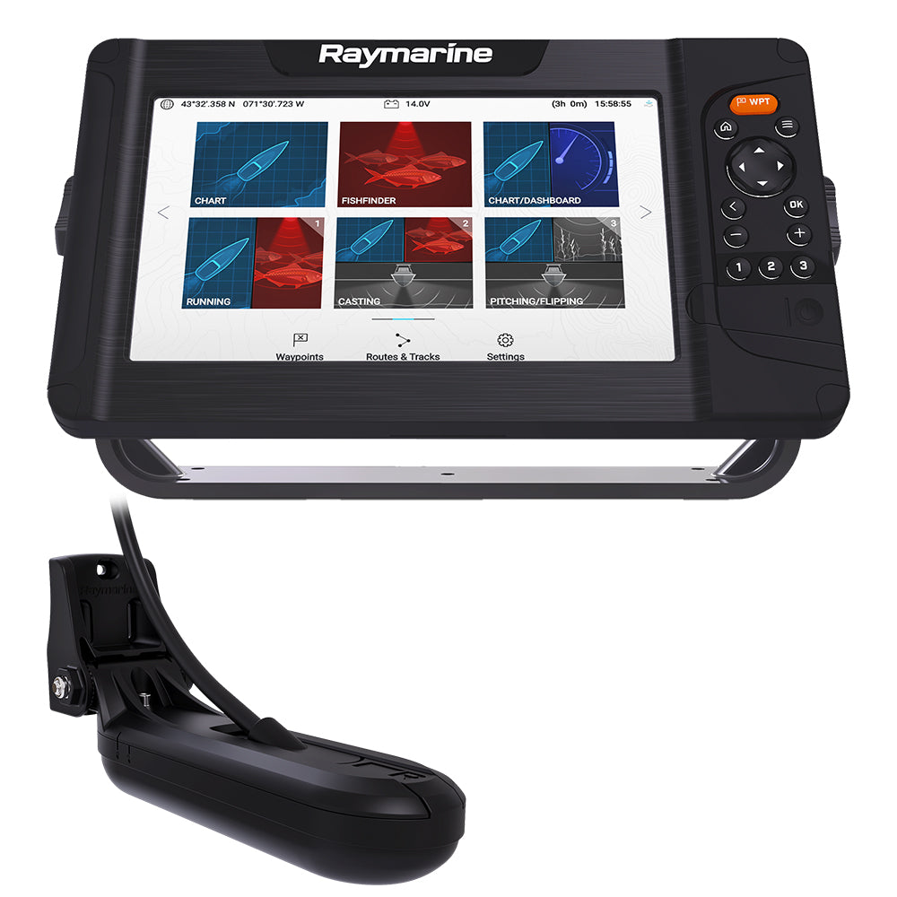 Raymarine Element 9 HV Combo wHV100 Transducer Nav US Canada Chart E7053405NAG
