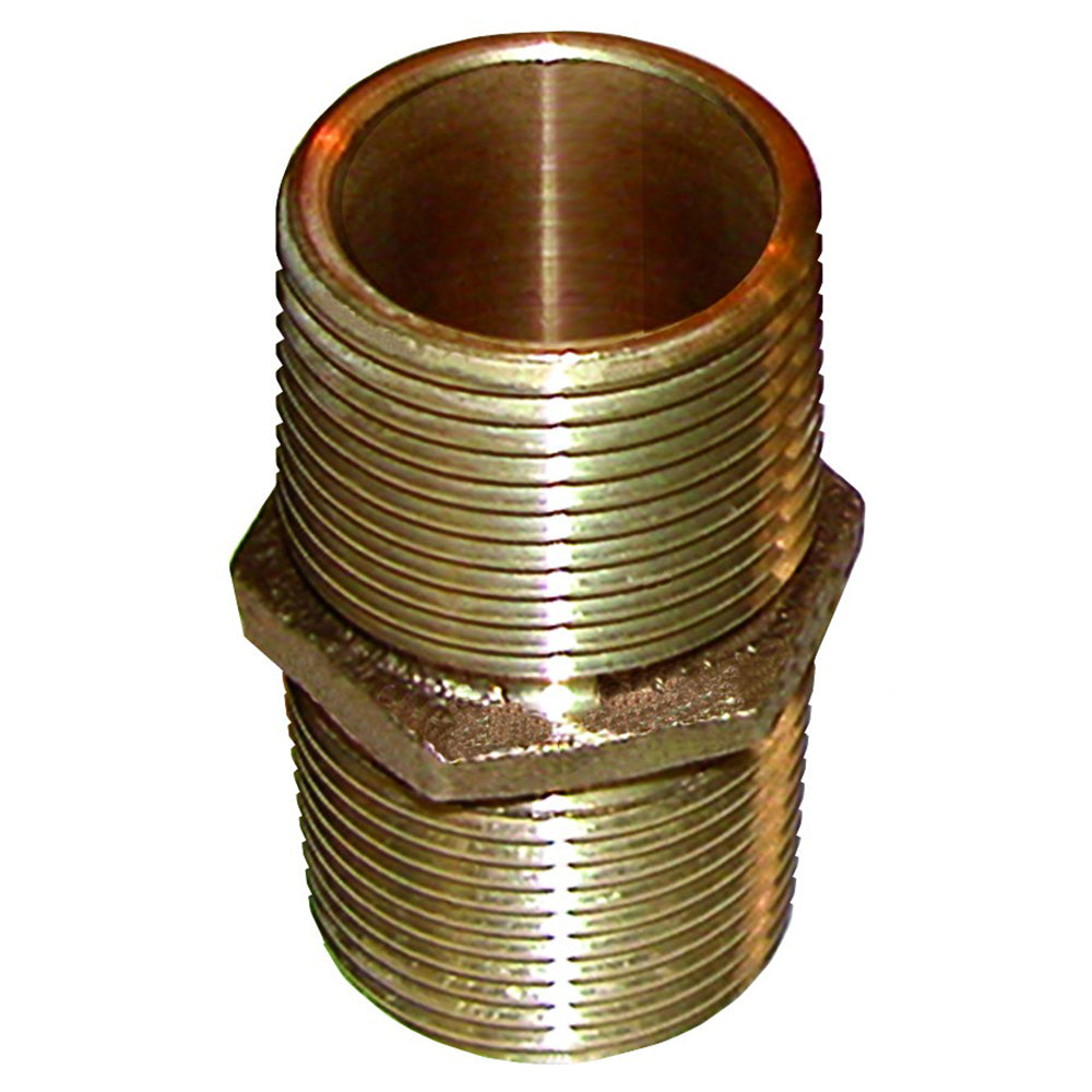 GROCO Bronze Pipe Nipple 212 NPT PN2500