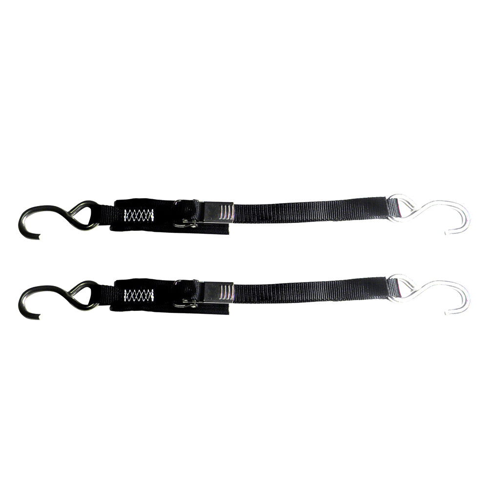 Rod Saver Stainless Steel Quick Release Transom TieDown 1 x 4 Pair SS1QRTD4