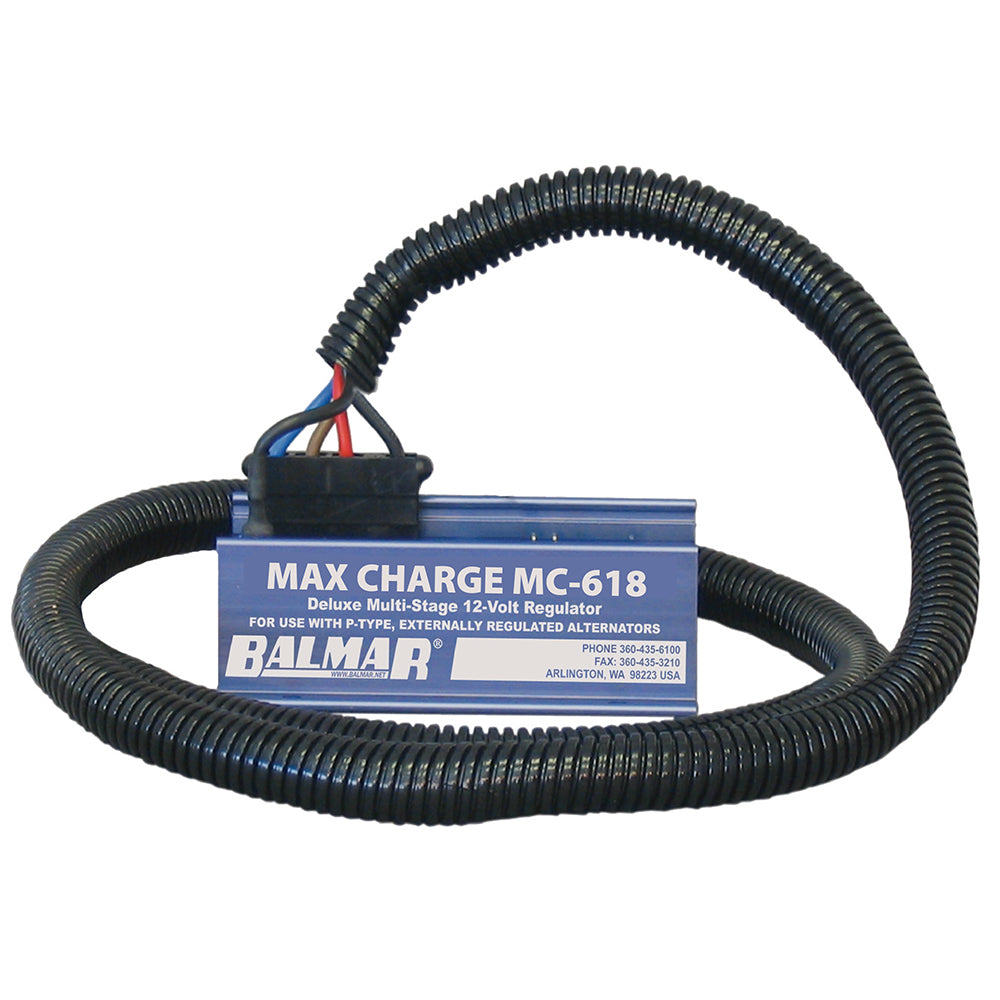 Balmar Max Charge MC618 MultiStage Regulator w 54 Harness 12V MC618H