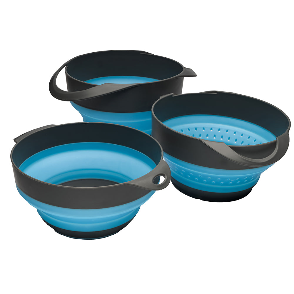 SOL Survive Outdoors Longer Flat Pack Bowls Strainer Set 01401006