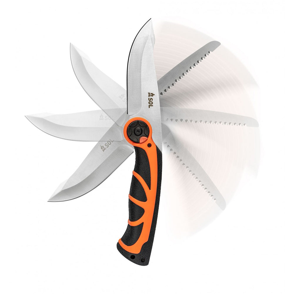 SOL Survive Outdoors Longer Stoke Pivot Knife Saw 01401018