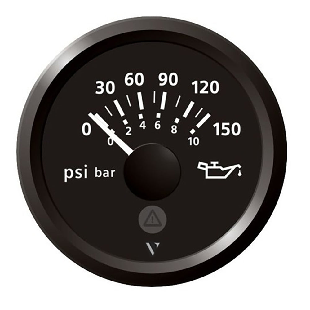 Veratron 52mm 2116 Viewline Engine Oil Pressure 150 PSI Black Dial Bezel A2C59514117