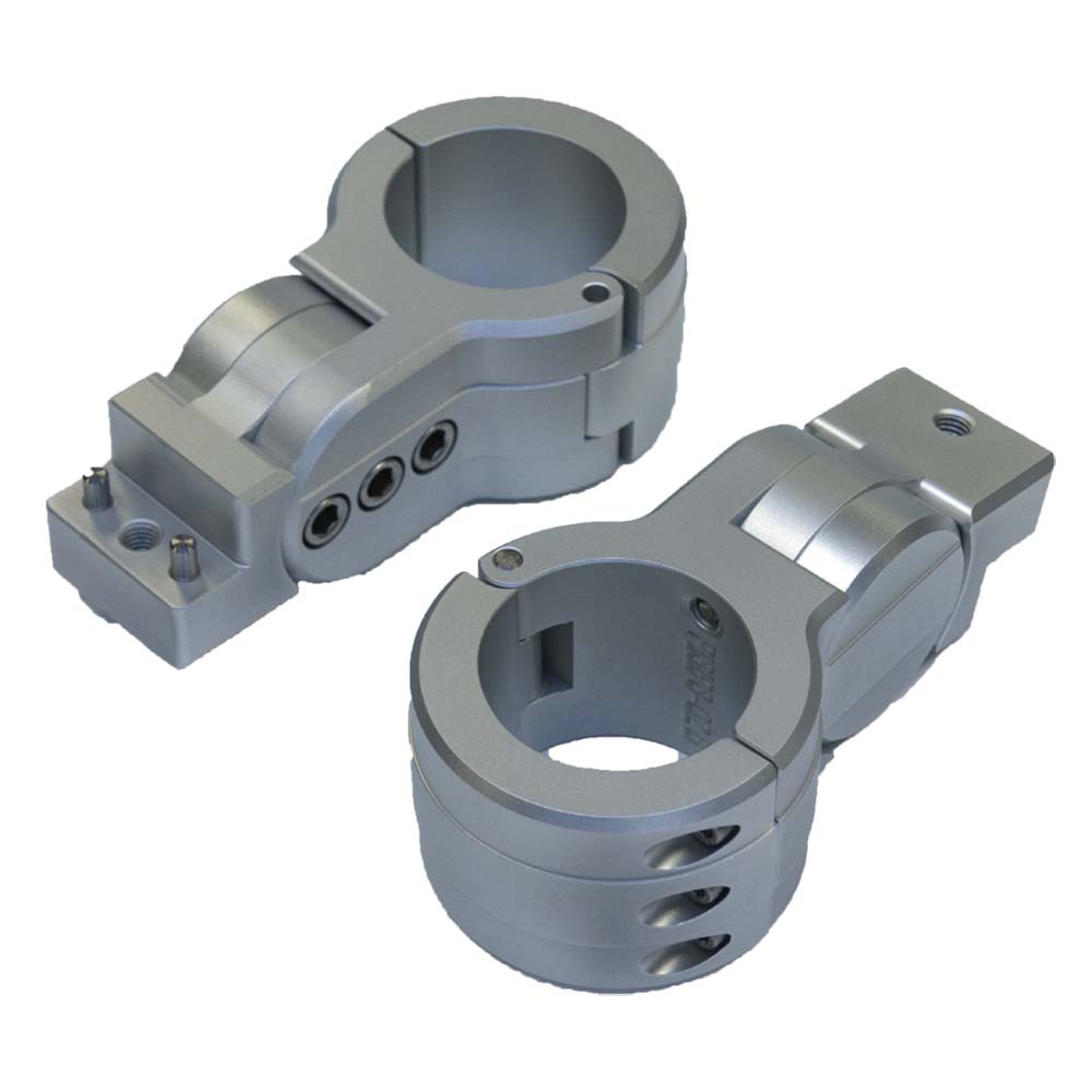 PTM Edge Board Rack Mounts 25 Pipe Clamp Titanium Grey P131982500TEBGR