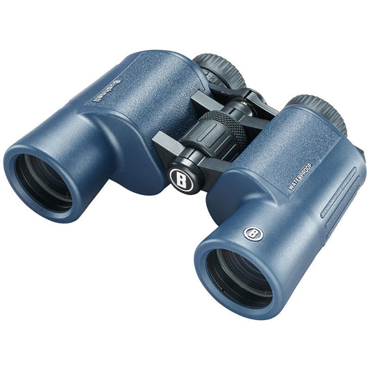 Bushnell 12x42mm H2O Binocular Dark Blue Porro WPFP Twist Up Eyecups 134212R