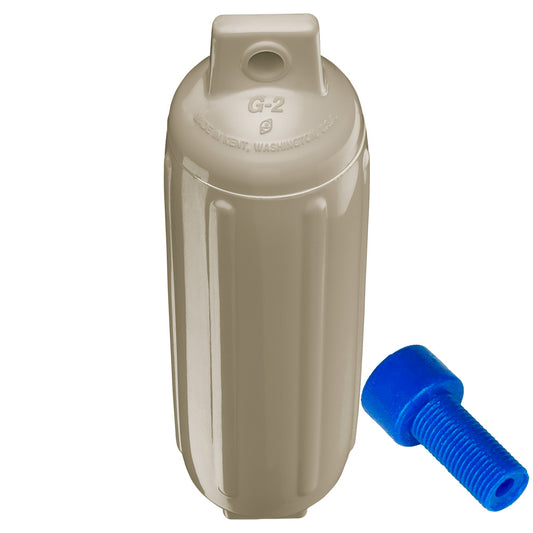 Polyform G2 Twin Eye Fender 45 x 155 Sand wAdapter G2 SAND WAIR ADAPTER