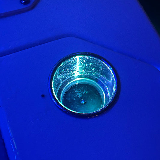 ShadowCaster Round Accent Light RGB Diffused White Polymer Housing SCMRALRGB04PW