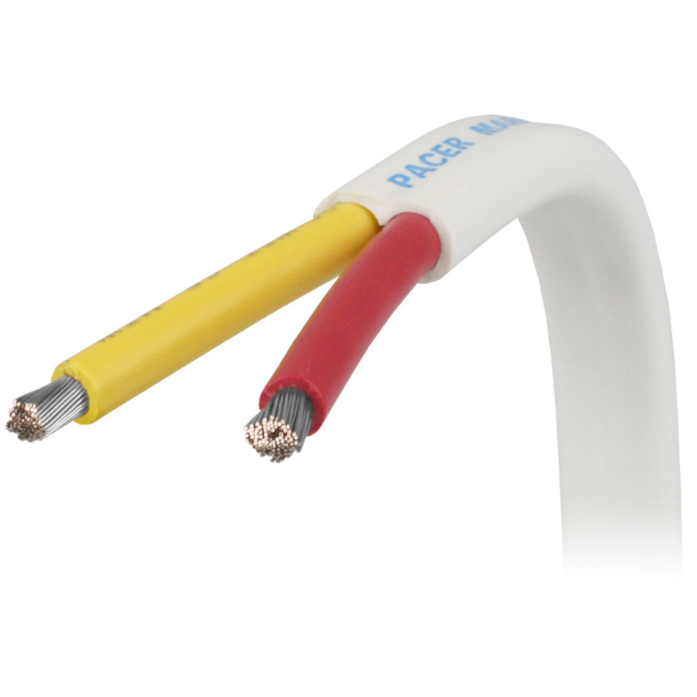 Pacer 122 AWG Safety Duplex Cable Flat Cable RedYellow 500 W122RYW500