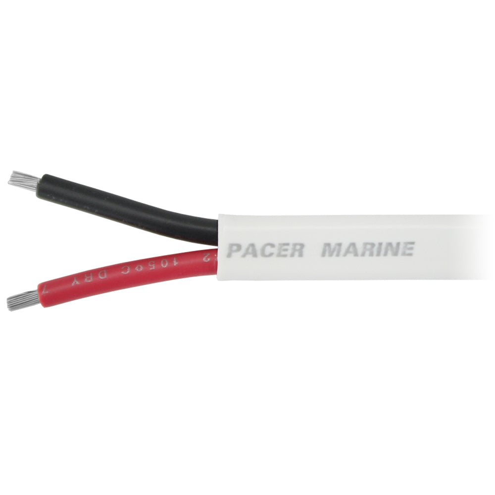 Pacer 82 AWG Duplex Cable Flat Cable RedBlack 250 W82DC250