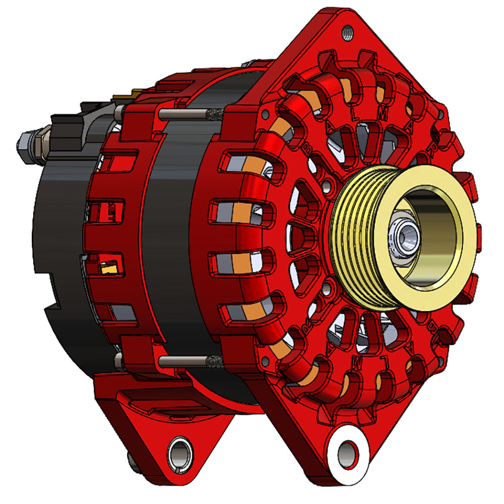 Balmar Alternator 250 AMP 12V 315 Dual Foot Saddle K6 Pulley XTCR250K6
