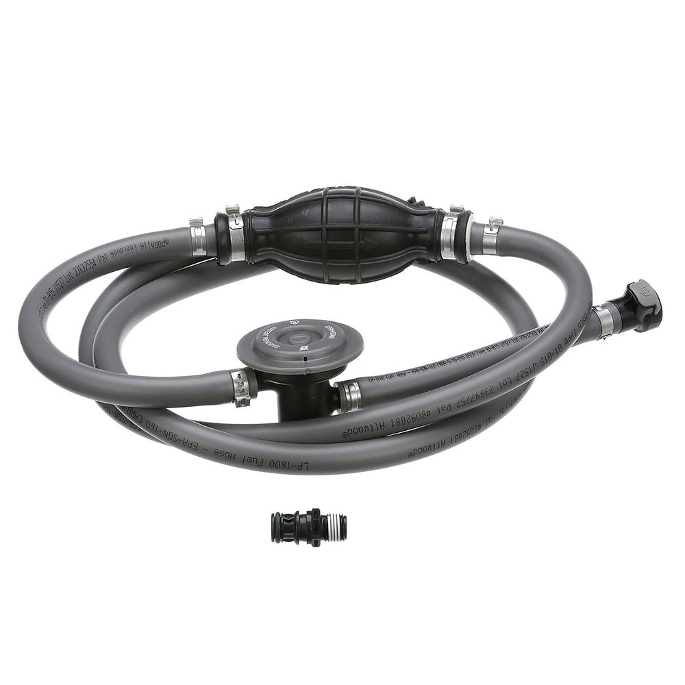 Attwood Mercury Fuel Line Kit 38 Dia x 6 Length wFuel Demand Valve 93806MUSD7