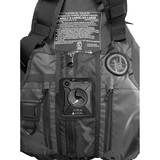 First Watch AV1000 Kayak Style Duty PFD Black ML AV1000BKML