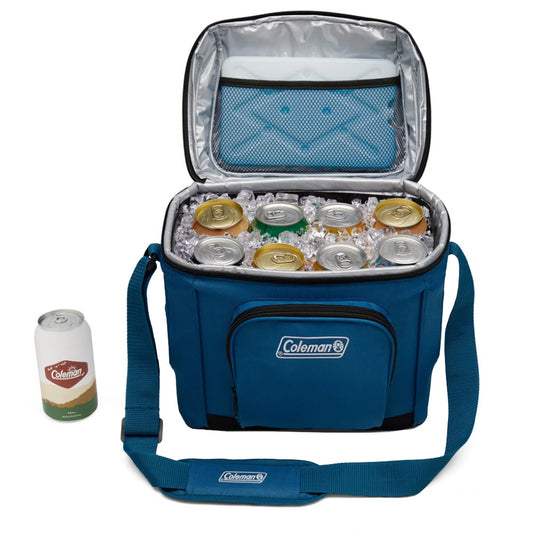Coleman Chiller 16Can SoftSided Portable Cooler Deep Ocean 2158119