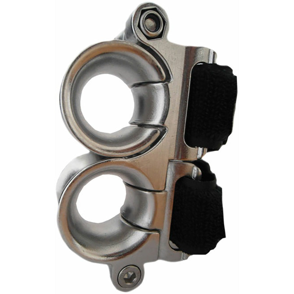 Wichard Double Fairlead 25mm Diameter Stanchion wWebbing Velcro Stipe 20220