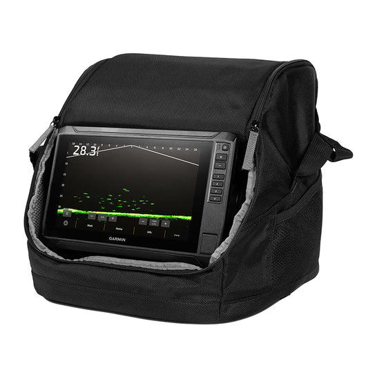 Garmin ECHOMAP UHD2 93SV LiveScope Plus Ice Fishing Bundle LI wECHOMAP UHD2 93sv LiveScope Plus System Lithiumion