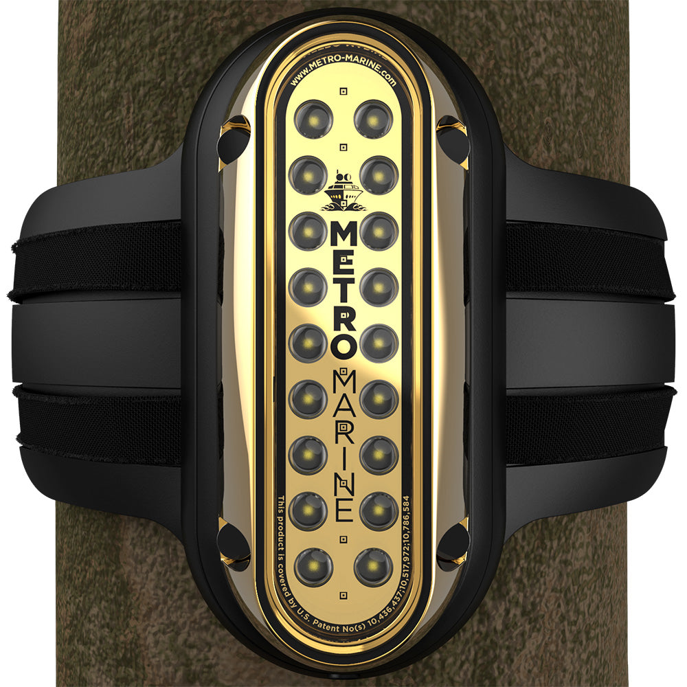 Metro Marine HighOutput Vertical Piling Mount Light wIntelligent Monochromatic LEDs  White 90 Beam FPME1VW390