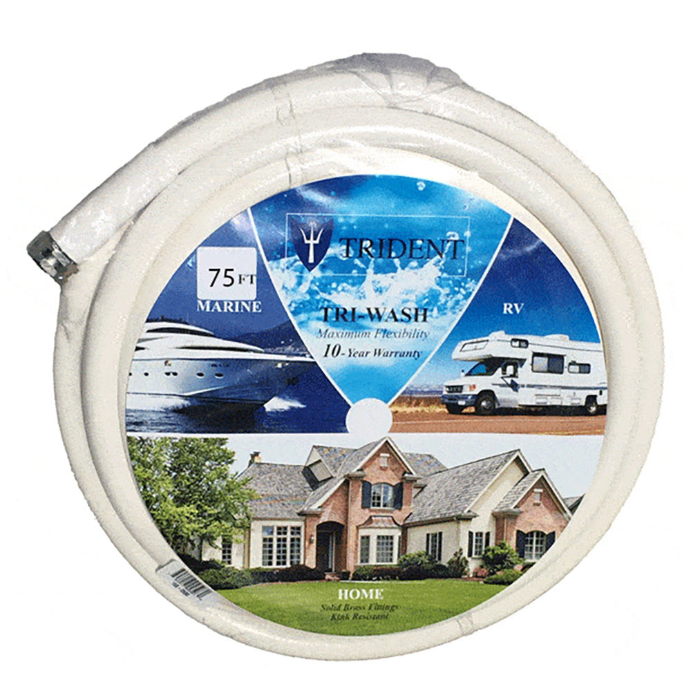 Trident Marine 58 ID x 75 Wash DownCamper Hose wFittings 168058075