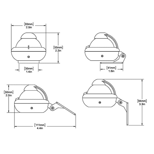 Ritchie X10M Sport  Bracket Mount  Gray X10M