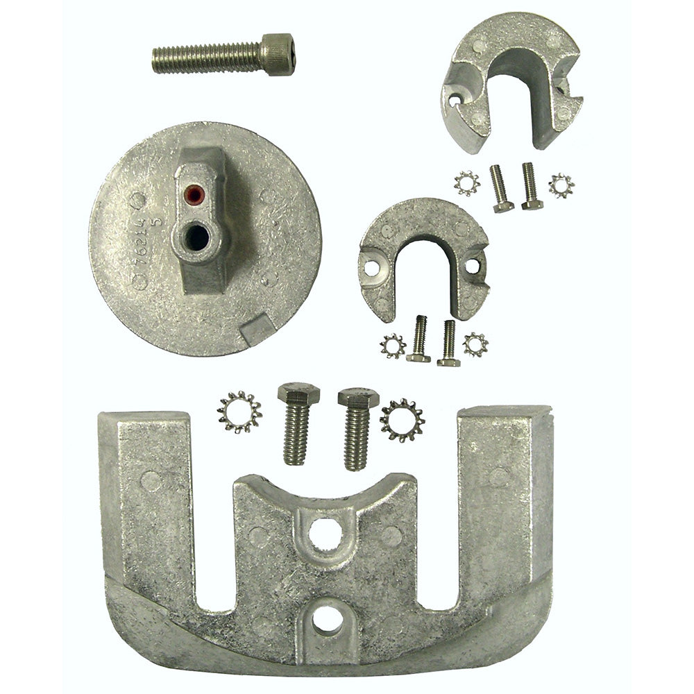 Performance Metals Mercruiser Bravo 23 Complete Anode Kit  Aluminum 10061A