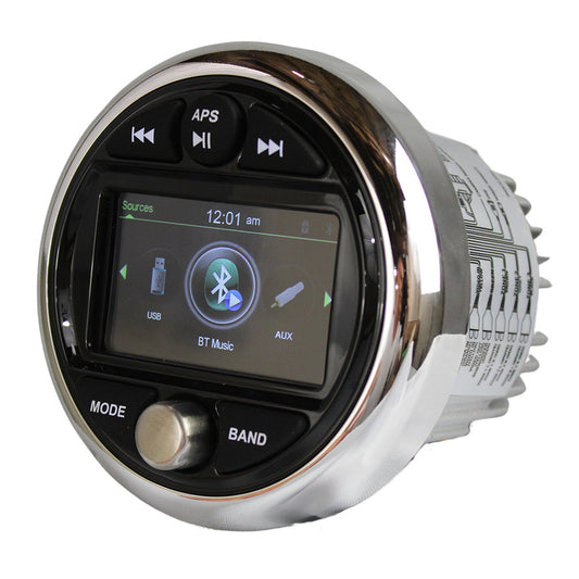 Banshee Marine 3 Gauge Style Radio wBluetooth BARSU31