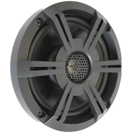 Banshee Marine 65 Marine Speaker  Black Sports Grille BARLS65SB