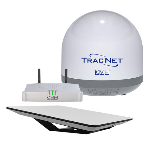 KVH HP Starlink Flat Panel Terminal Kit wo Router  Ethernet Adapter wTracNet Coastal Pro 5GWiFi Compact Terminal